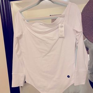 Abercrombie White Long-sleeve Bodysuit